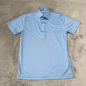 Collars & Co Dress Collar Polo Shirt Mens Small Light Blue Soft New NWOT Defect